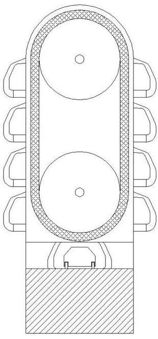 A self-returning parking facility