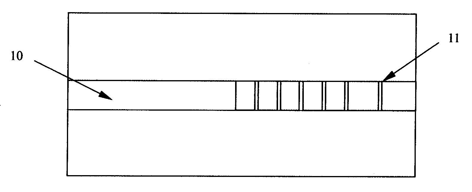 Preparation method for wide-side 808nm divided mode semiconductor laser structure