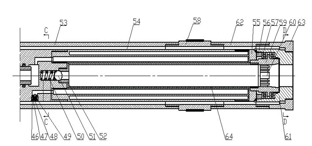 Lifting-free borehole bottom rope freezing coring drilling tool and method