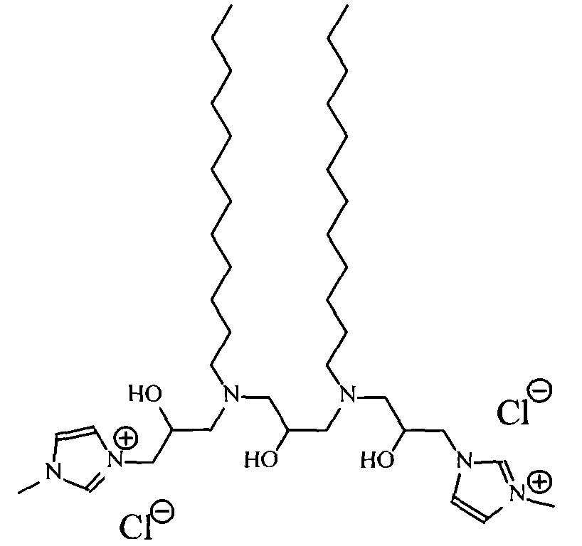 Cationic surface active initiator and preparation method thereof