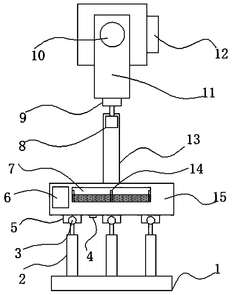 Computer face recognition camera with multi-angle flexible steering function