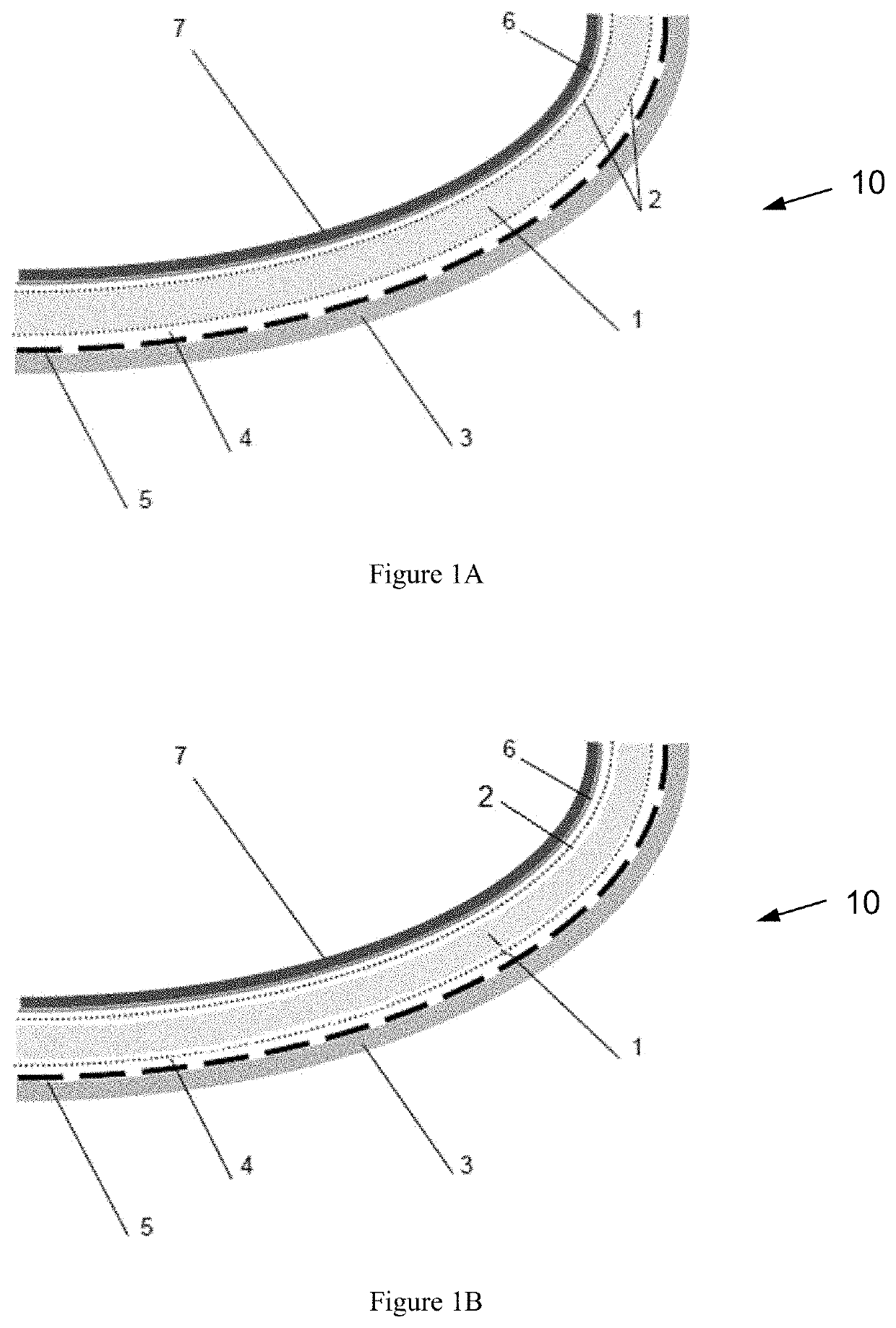 Light assembly, method for reducing light loss, vehicle design element and rear view device