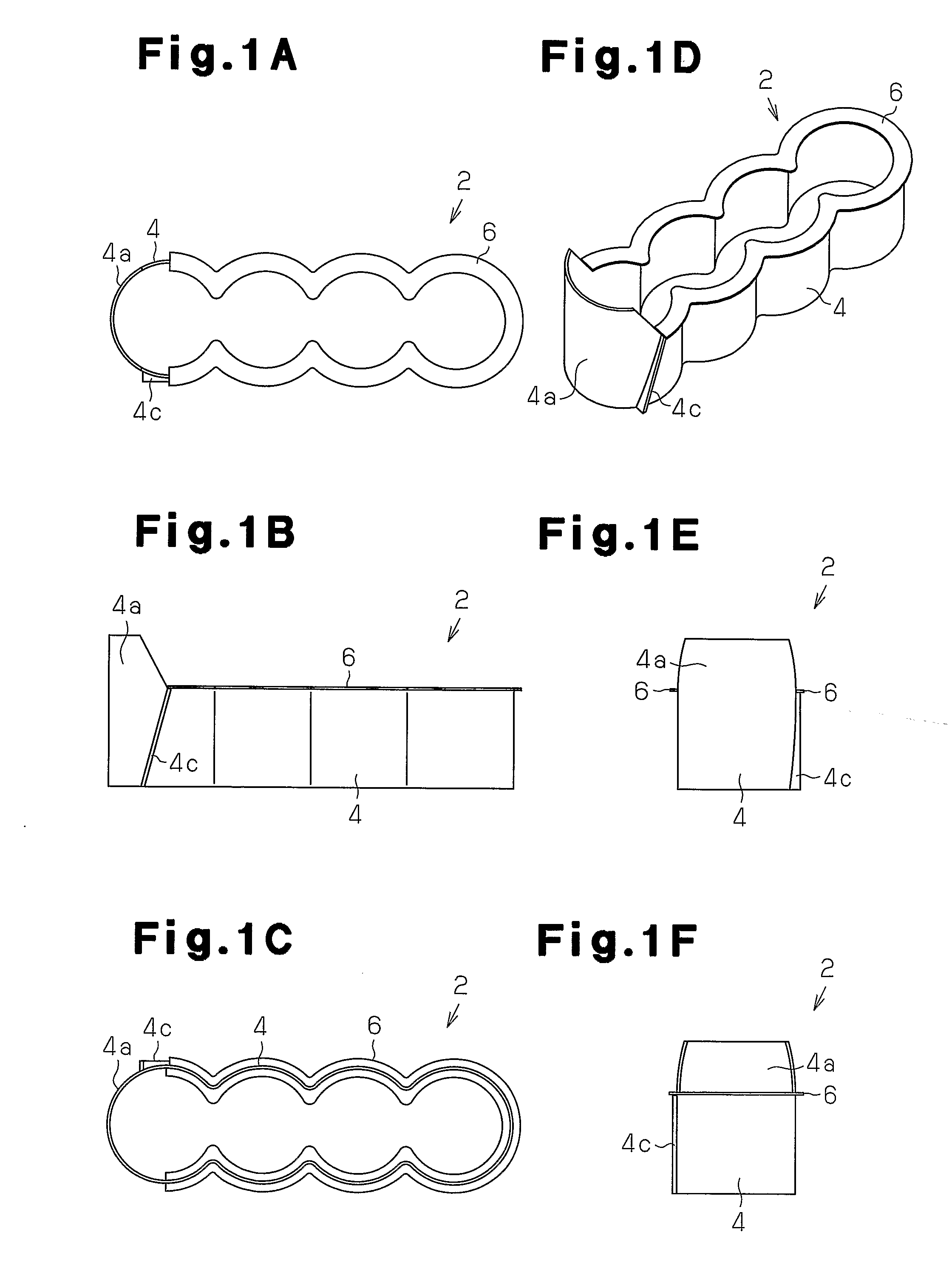 Partition member for cooling passage of internal combustion engine, cooling structure of internal combustion engine, and method for forming the cooling structure