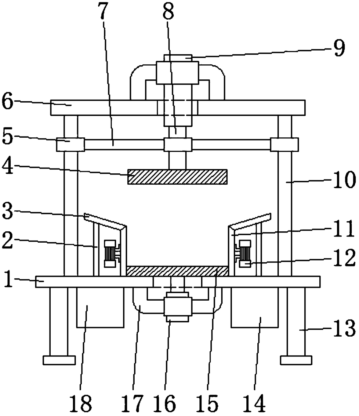 Environmental-protection ceramic brick press