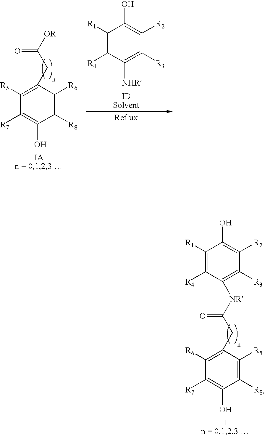 Synthesis of aniline and phenol-based antioxidant macromonomers and corresponding polymers