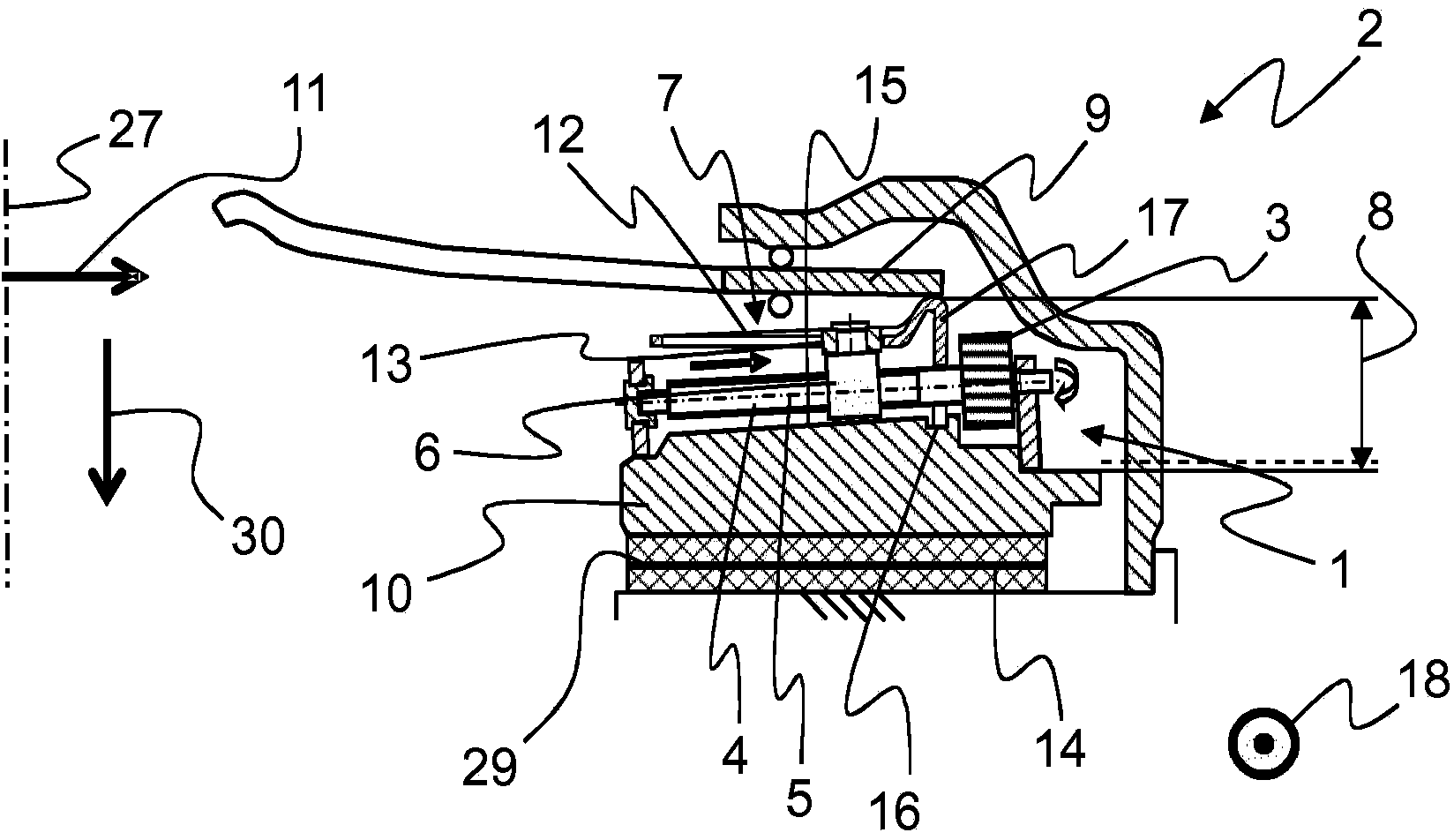 Adjustment device for a friction clutch
