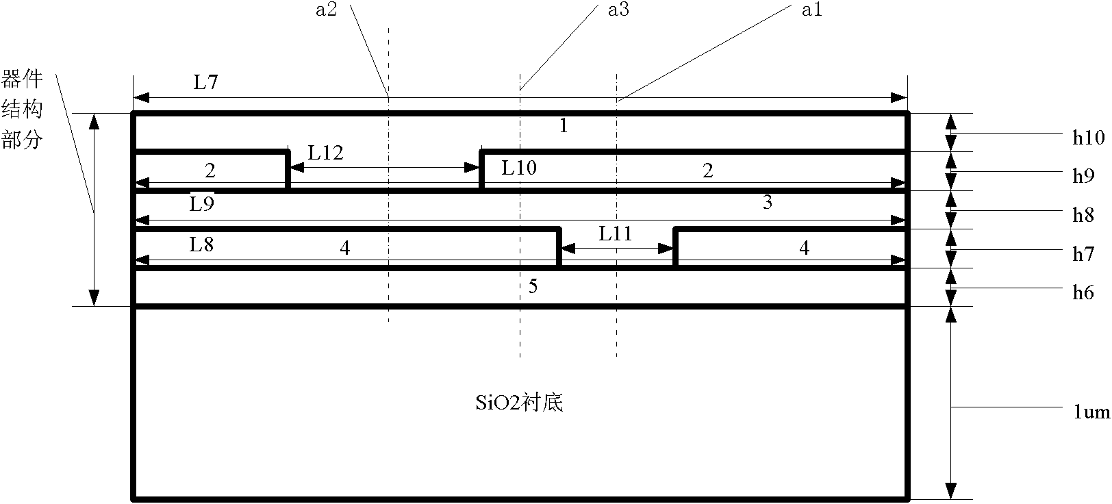 Asymmetric phase-change memory unit and element