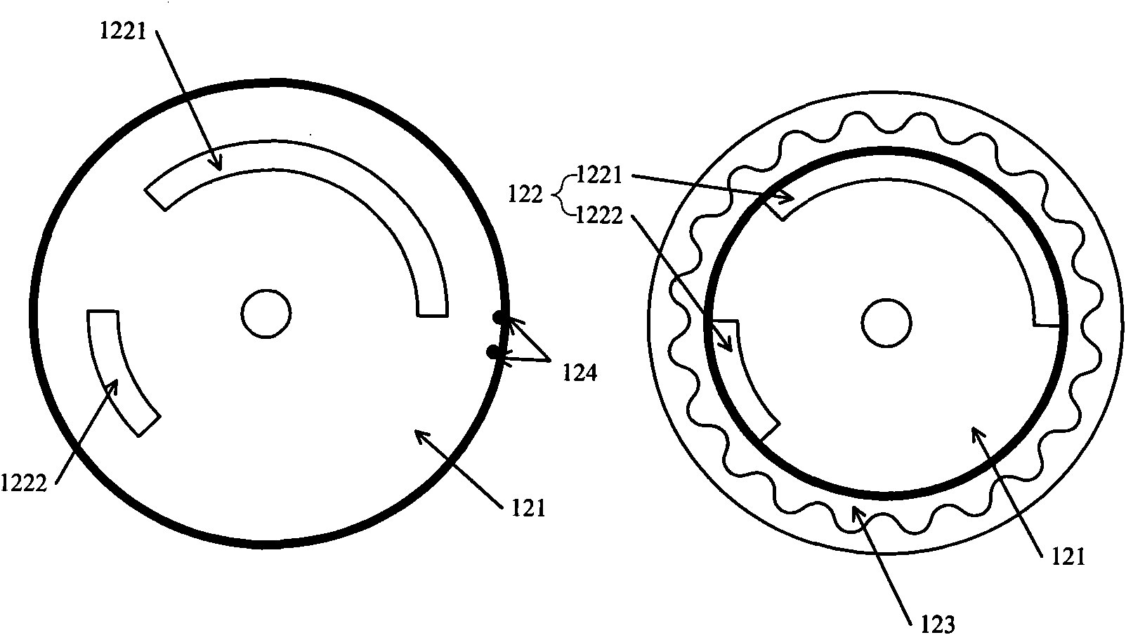 Direct-reading photoelectric sensor and metering device thereof