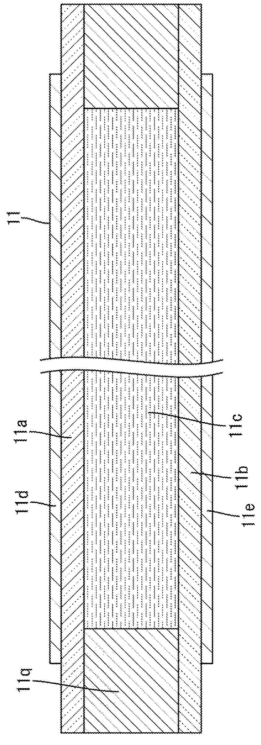 Display panel and method of producing display panel