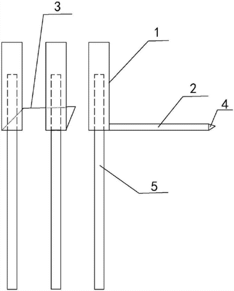 Rapid demolishing device and method for pile head of filling pile