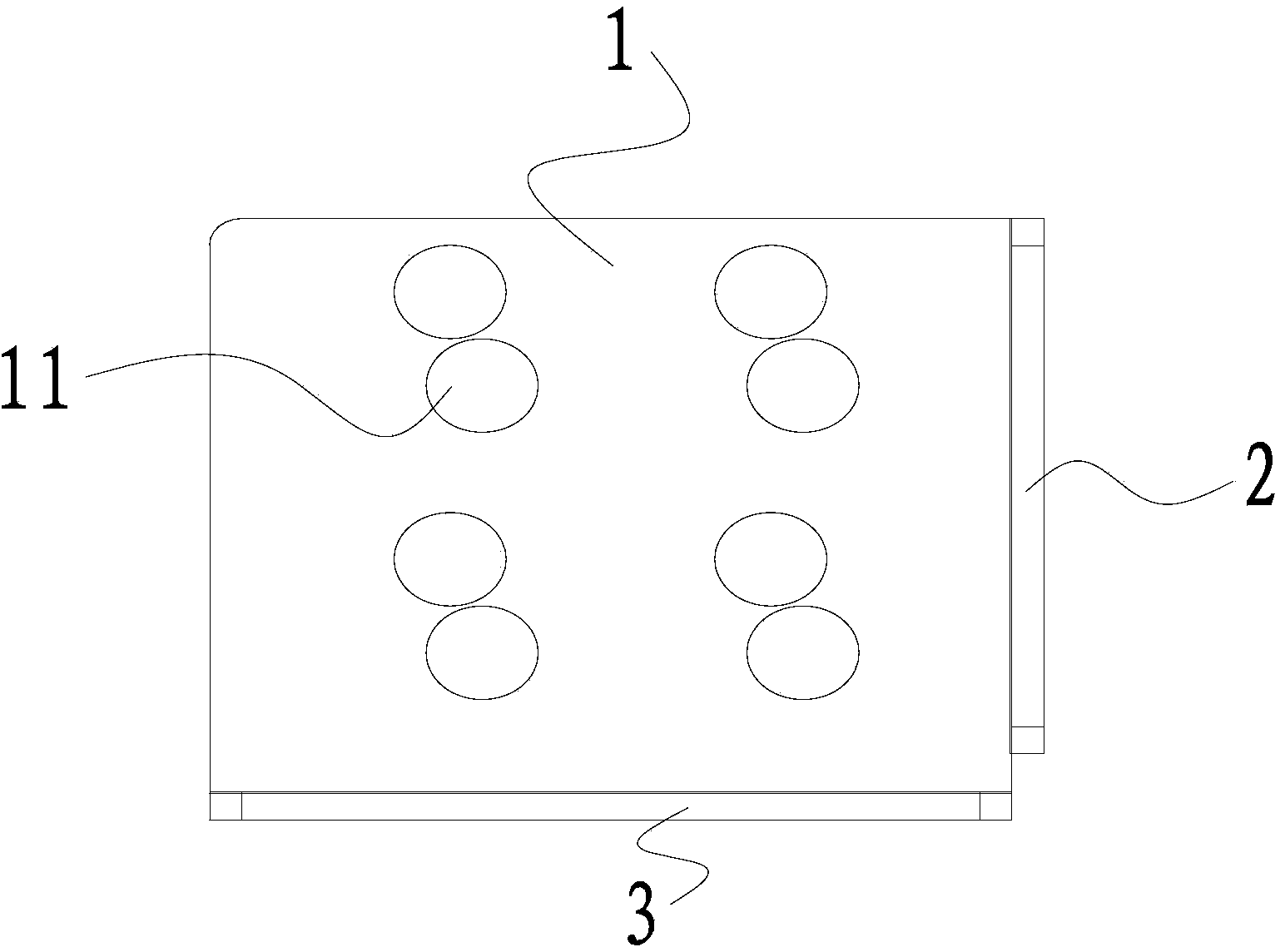 U upright bracket of switch cabinet