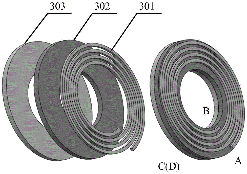 A full planar emi filter integrated structure composed of circular planar pcb coupled inductors