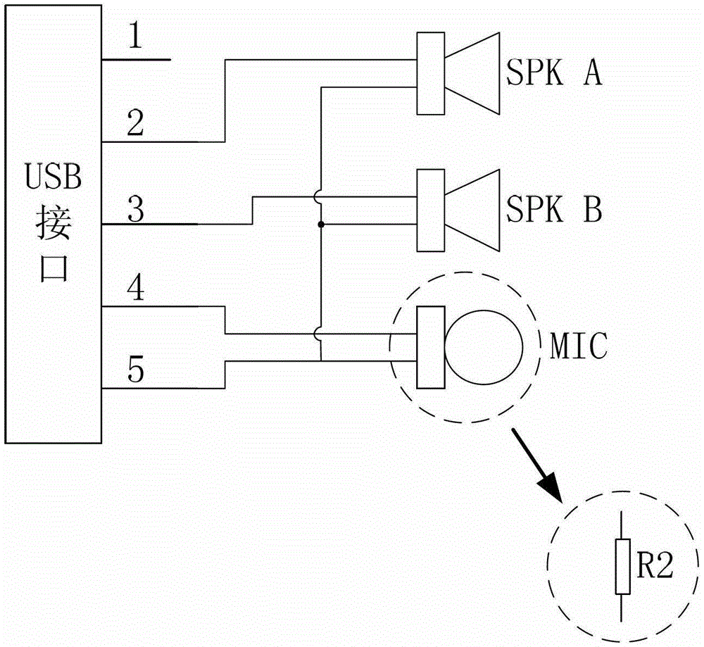 bluetooth headset with multiplexing usb interface