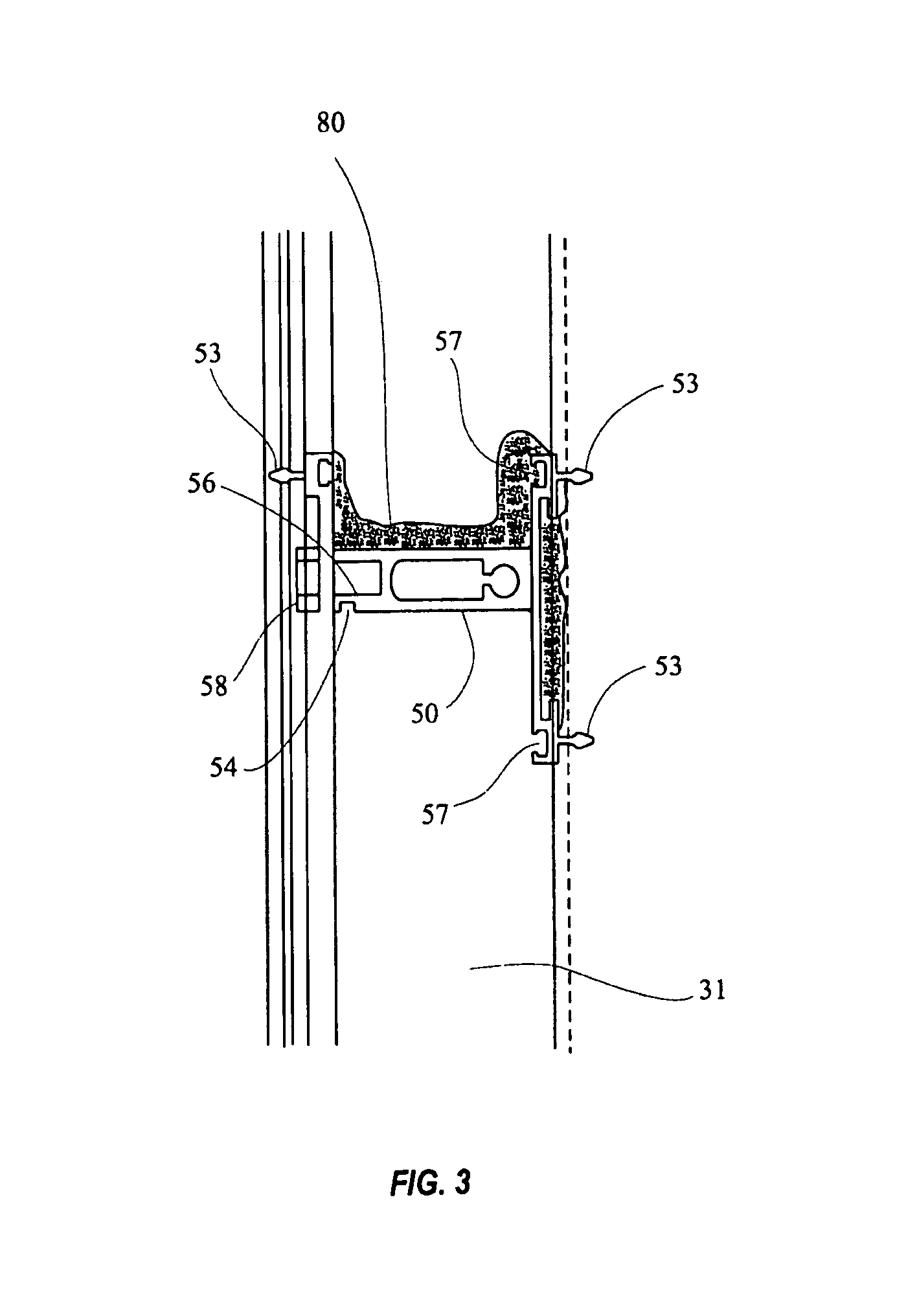 Tube-lock curtain wall system