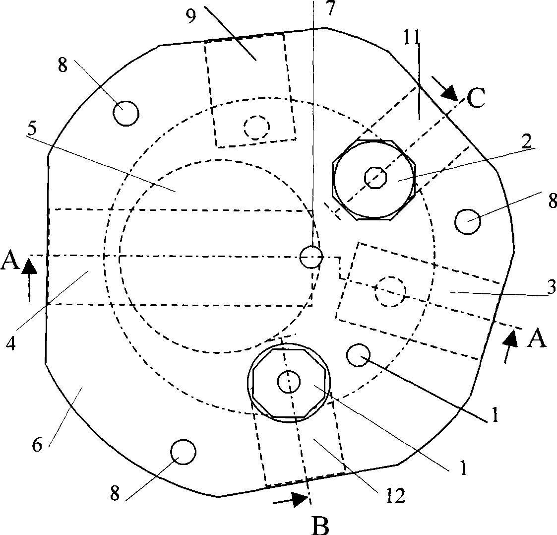 Integral bottle valve FOR vehicle-mounted high-pressure hydrogen storing bottle