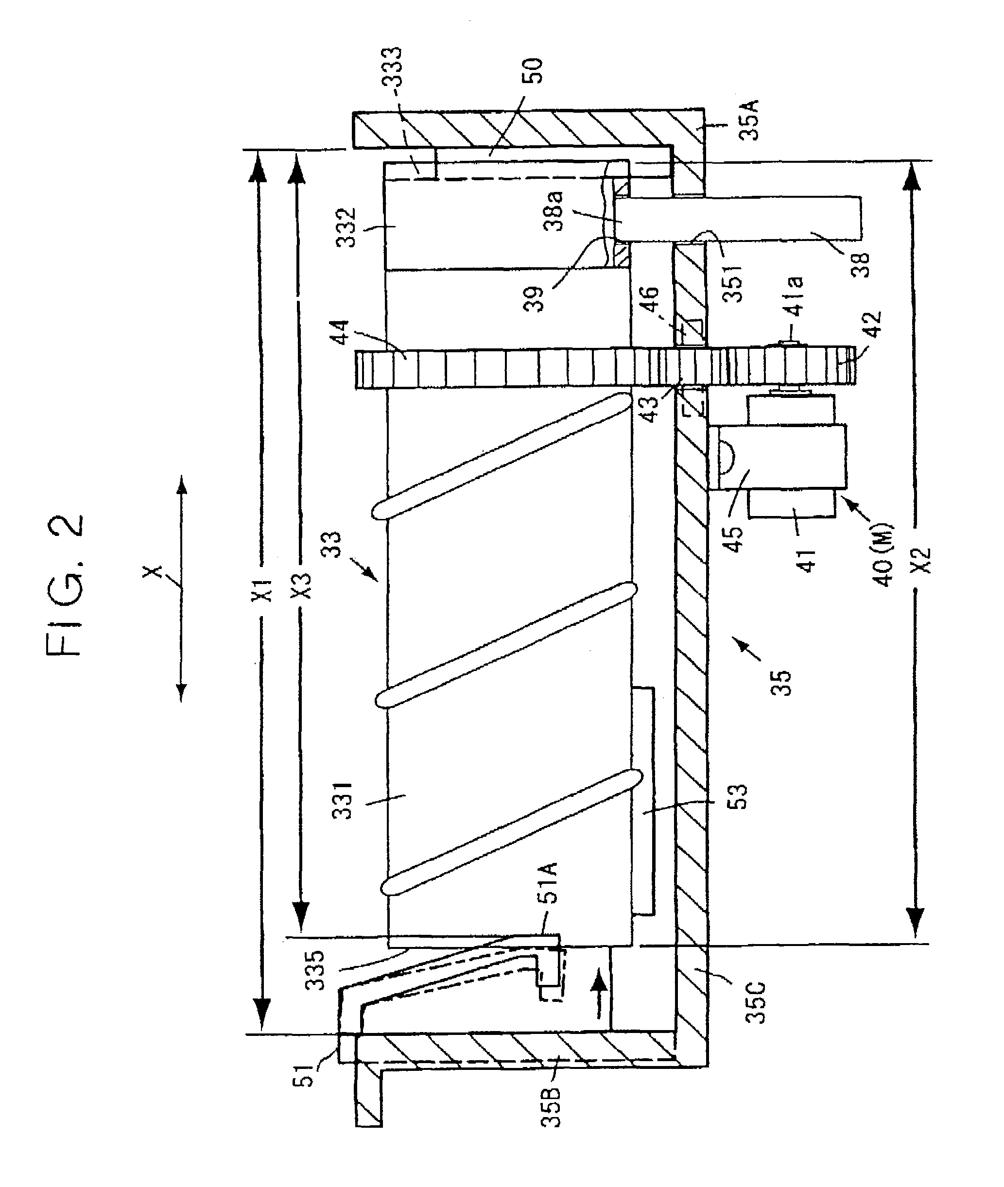 Image forming device and mounting member for mounting a toner container thereon