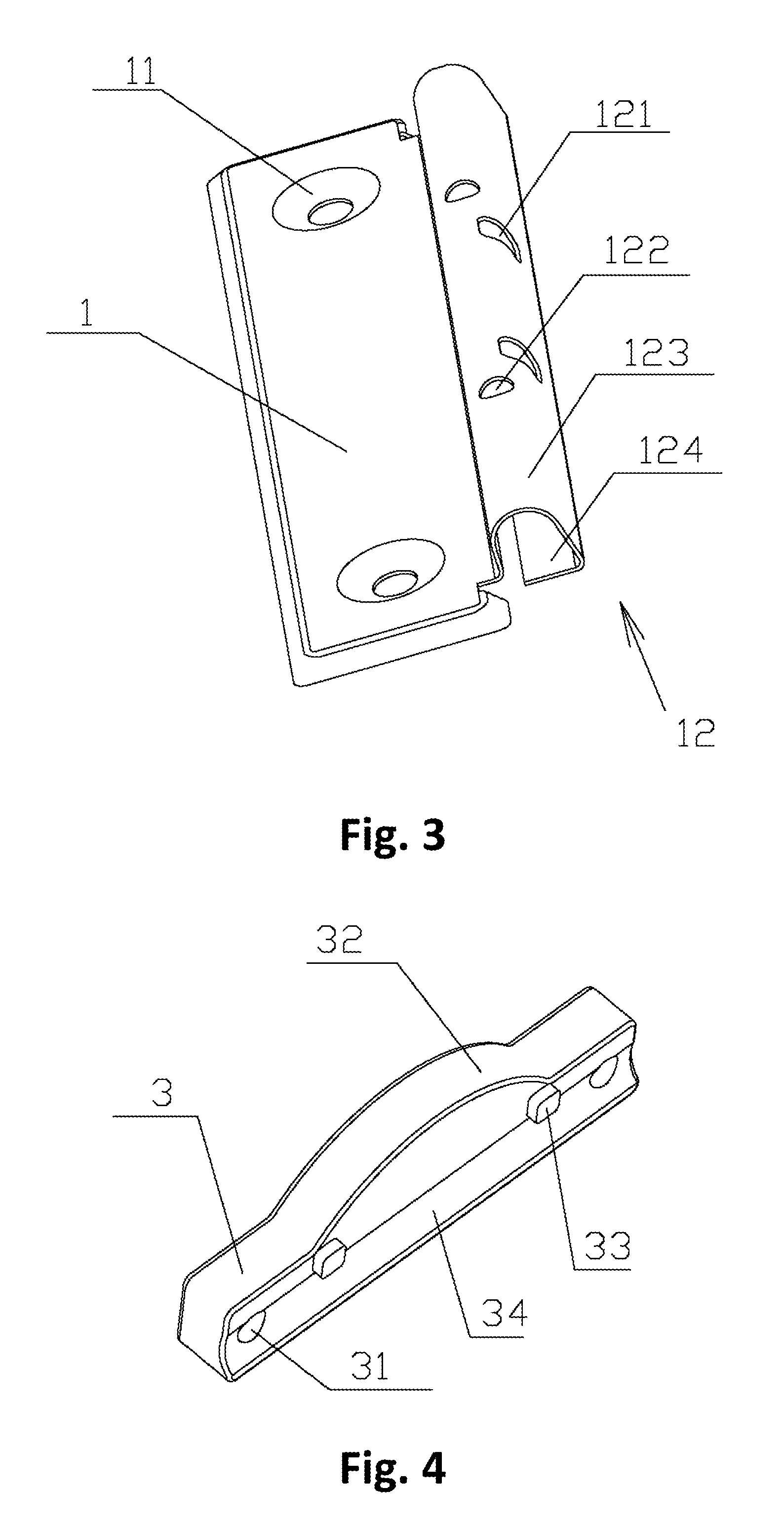 Fastener for document folder