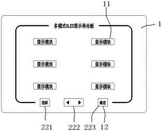 OLED (Organic Light Emitting Diode) display light guide board