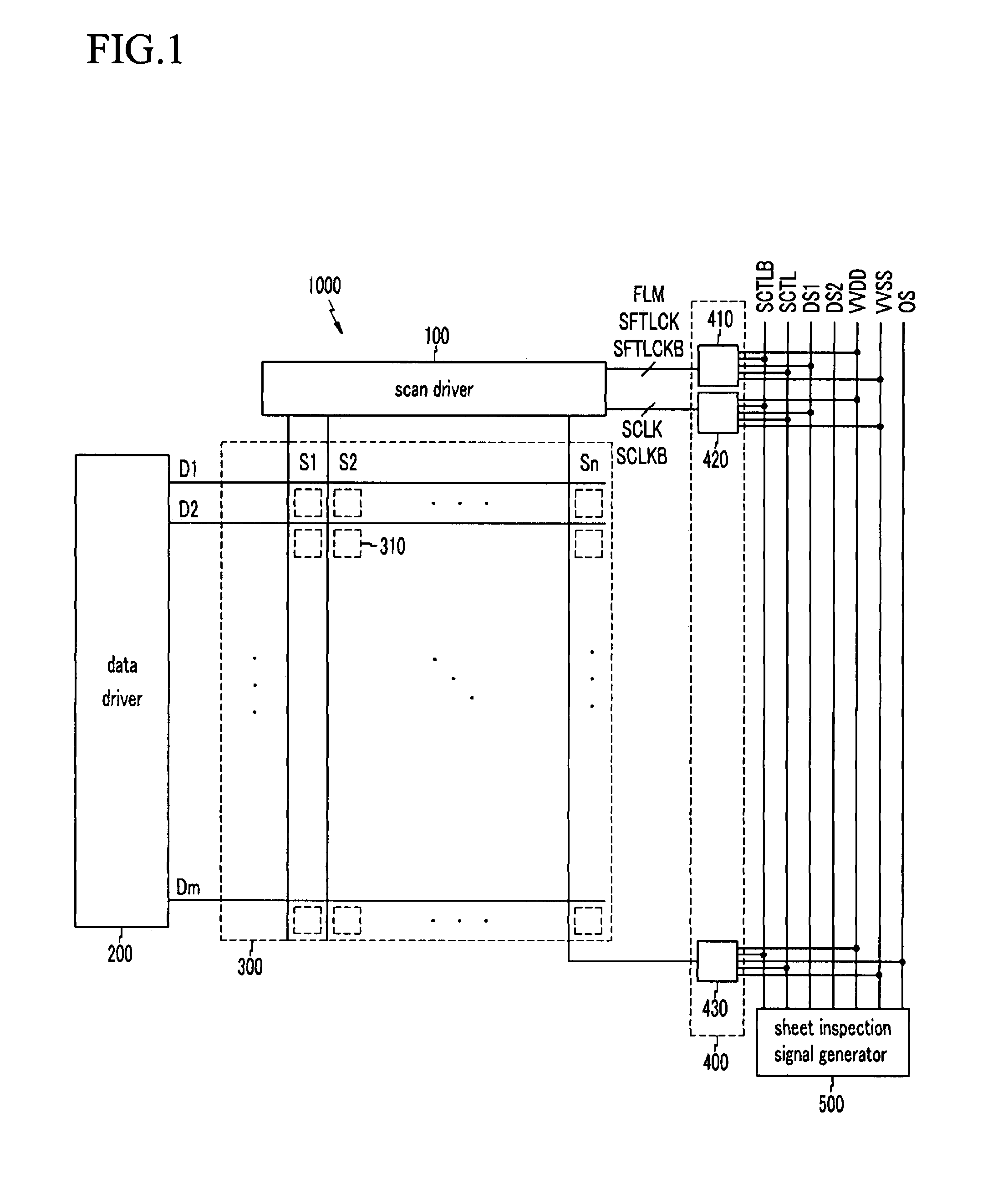 Organic light emitting display and driving method of inspection circuit of organic light emitting display