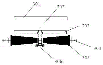 Anti-overturning structure for single-pier bridge girder