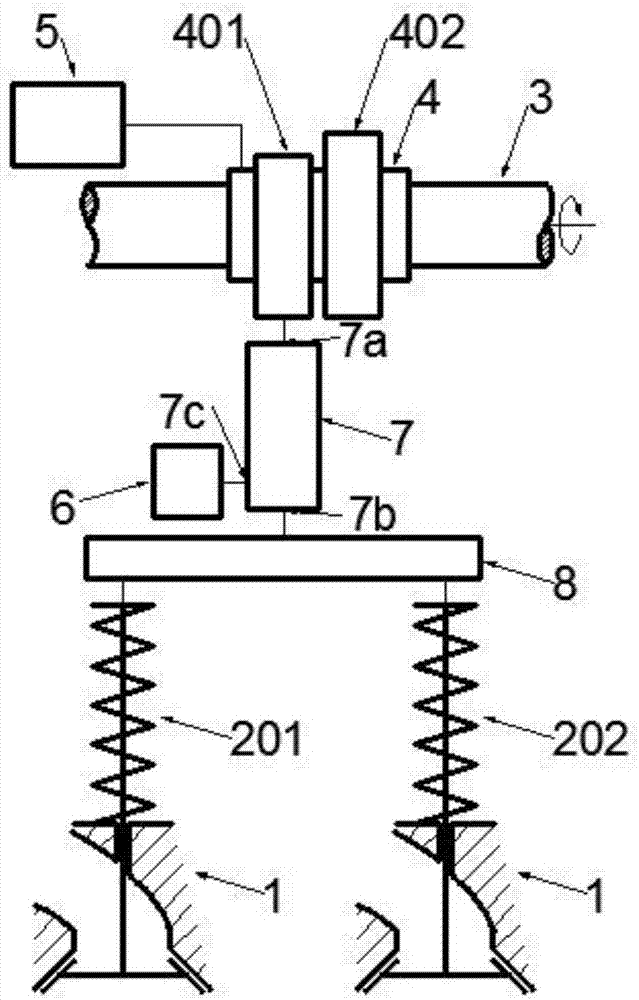 Axial moving type multi-mode variable valve drive system