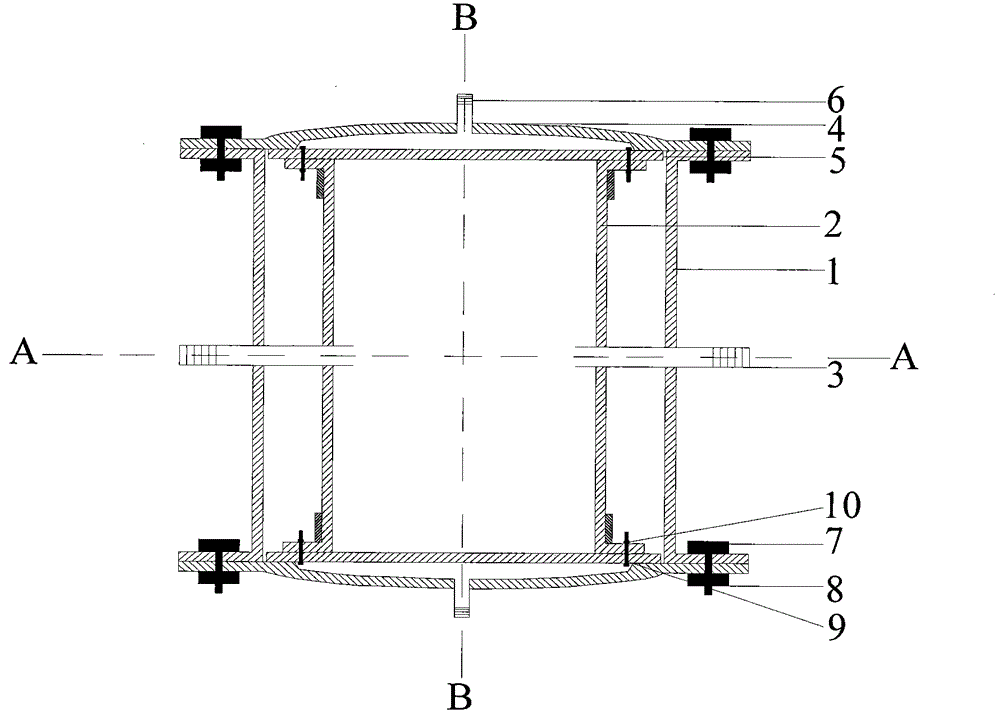 Water outburst and mud outburst testing device for high pressure-bearing tunnel