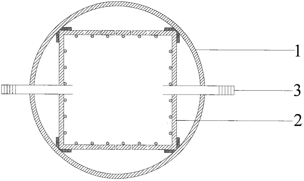 Water outburst and mud outburst testing device for high pressure-bearing tunnel