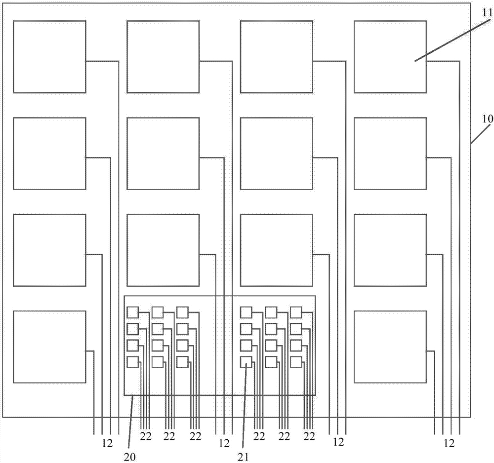 Touch control display panel and touch control display device