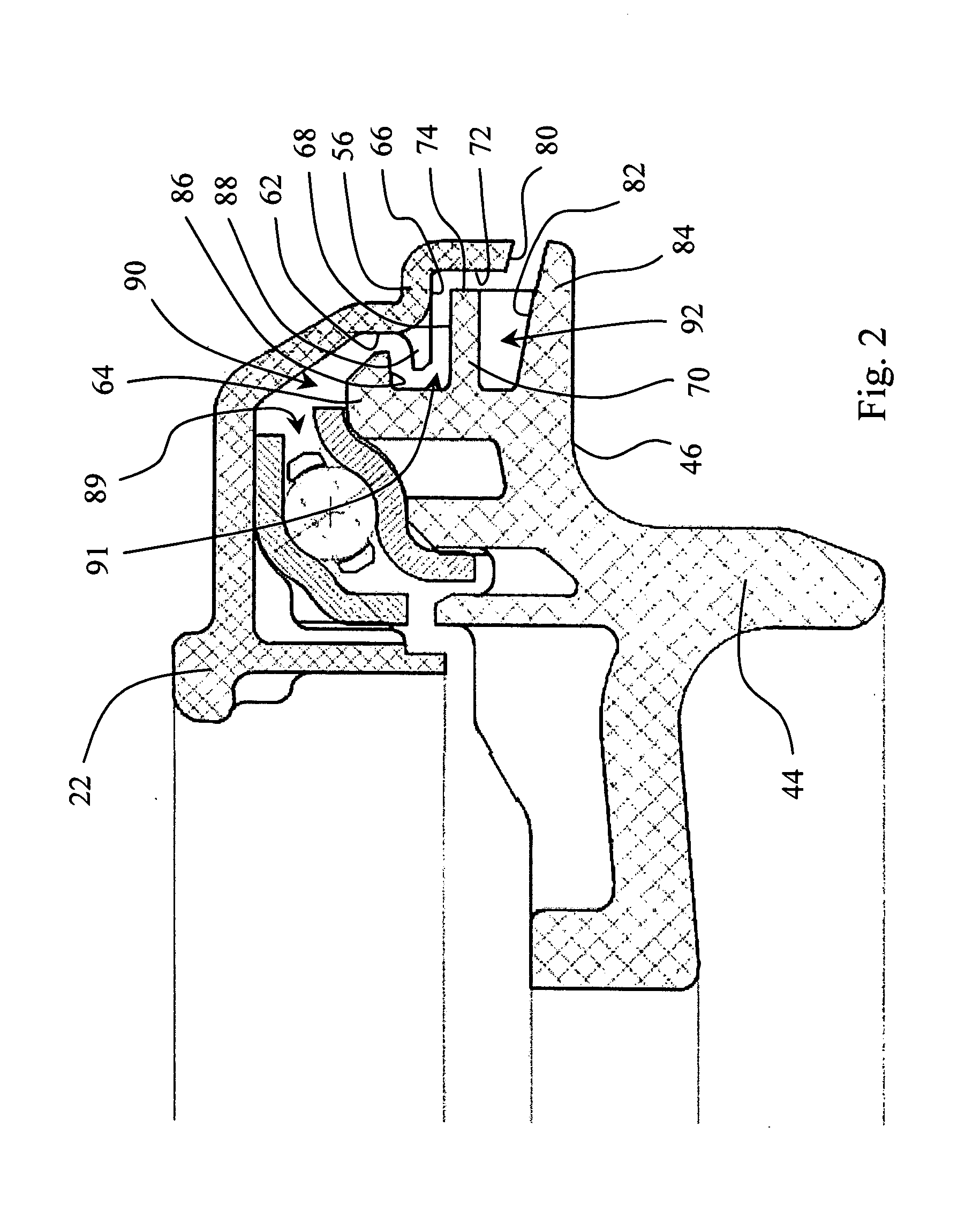 Vehicle suspension stop device with reinforced sealing