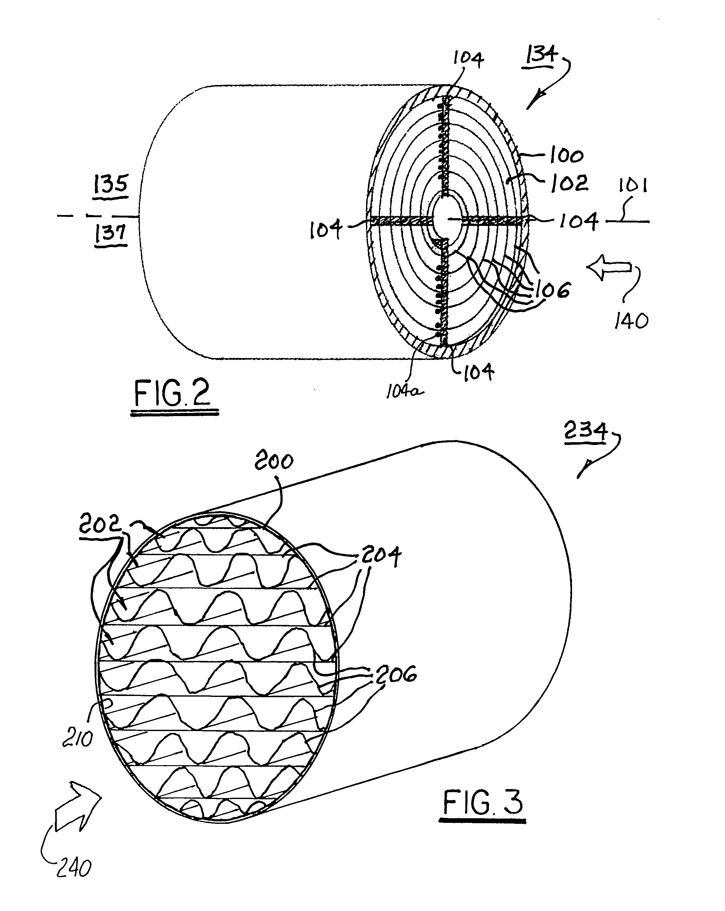 Low-resistance hydrocarbon adsorber cartridge for an air intake of an internal combustion engine