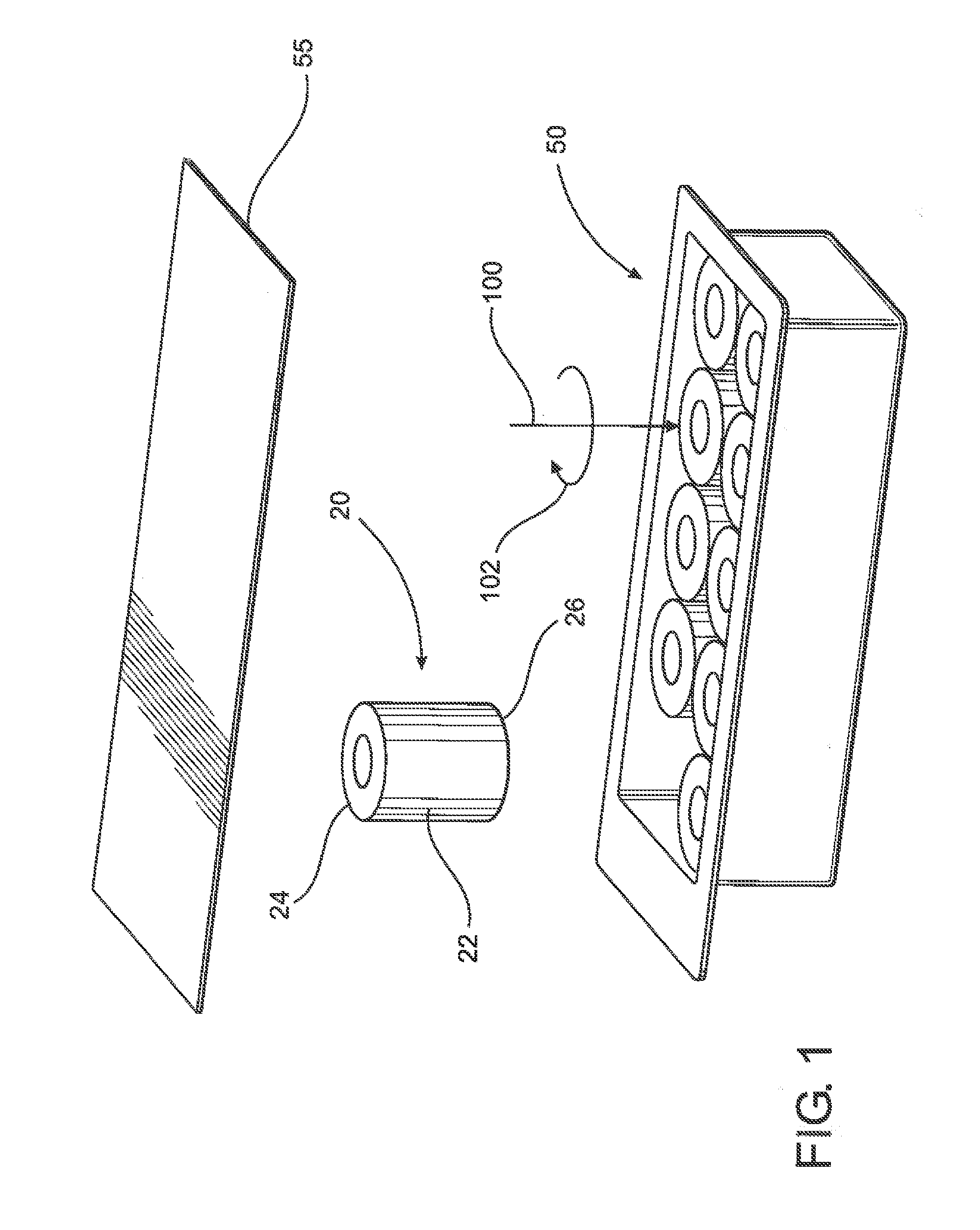 Assembly and system for connecting a closure to a syringe