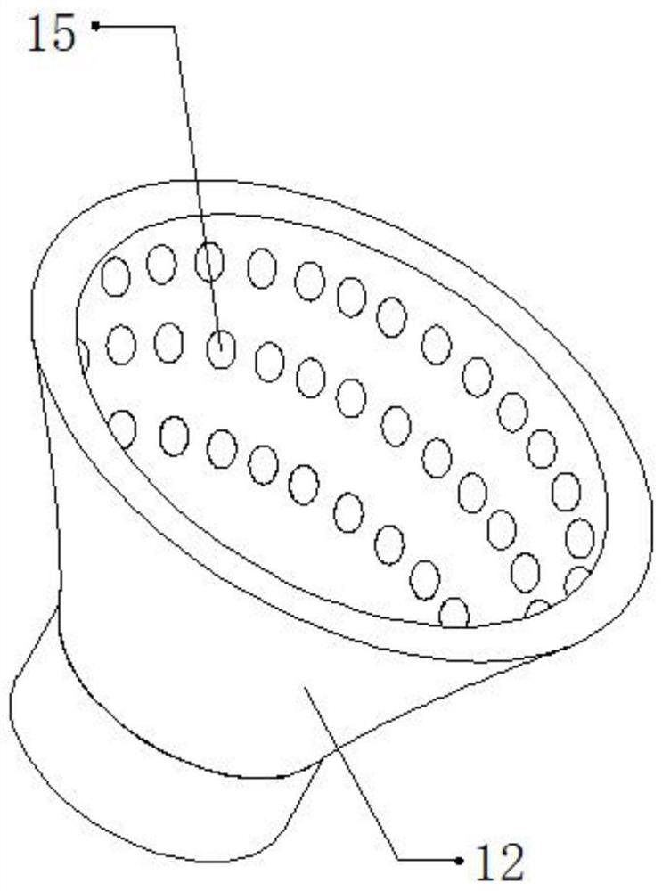 Drying device for rice processing