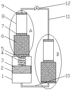 Pulse tube cooler system using automobile vibration energy