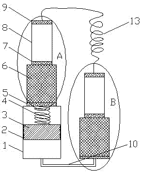 Pulse tube cooler system using automobile vibration energy