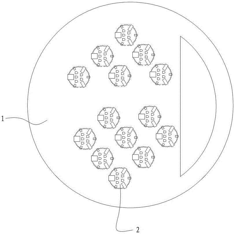 Round diversion damping valve tray