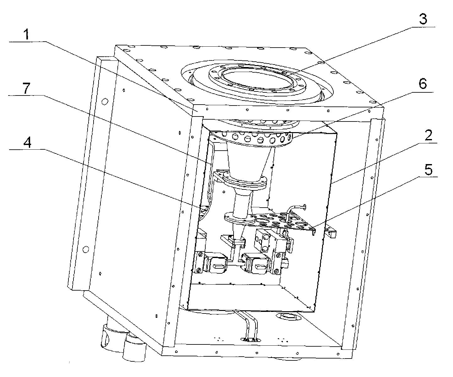 Short-centimeter-waveband dual-polarized refrigeration receiver dewar