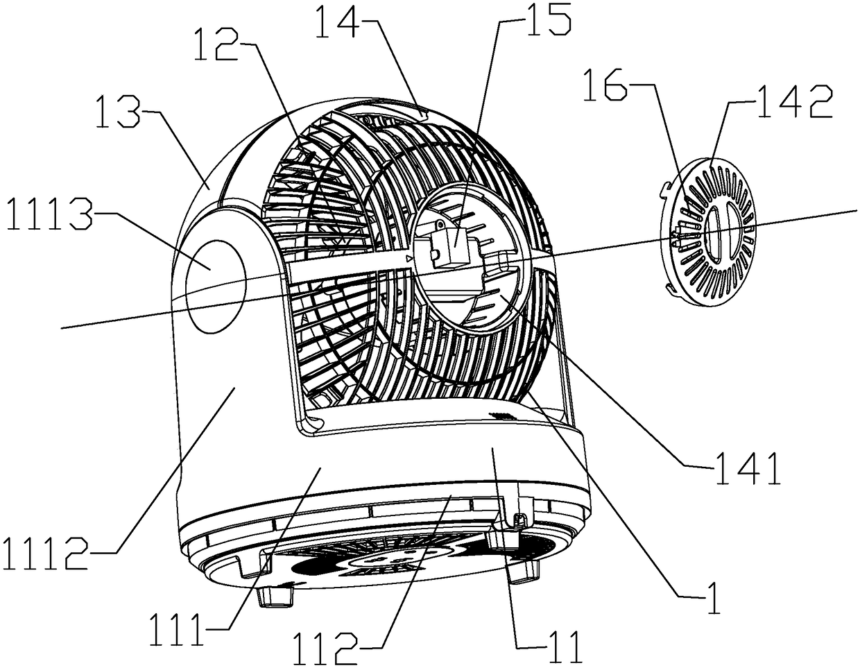 Air circulation fan with water cooling humidifying function