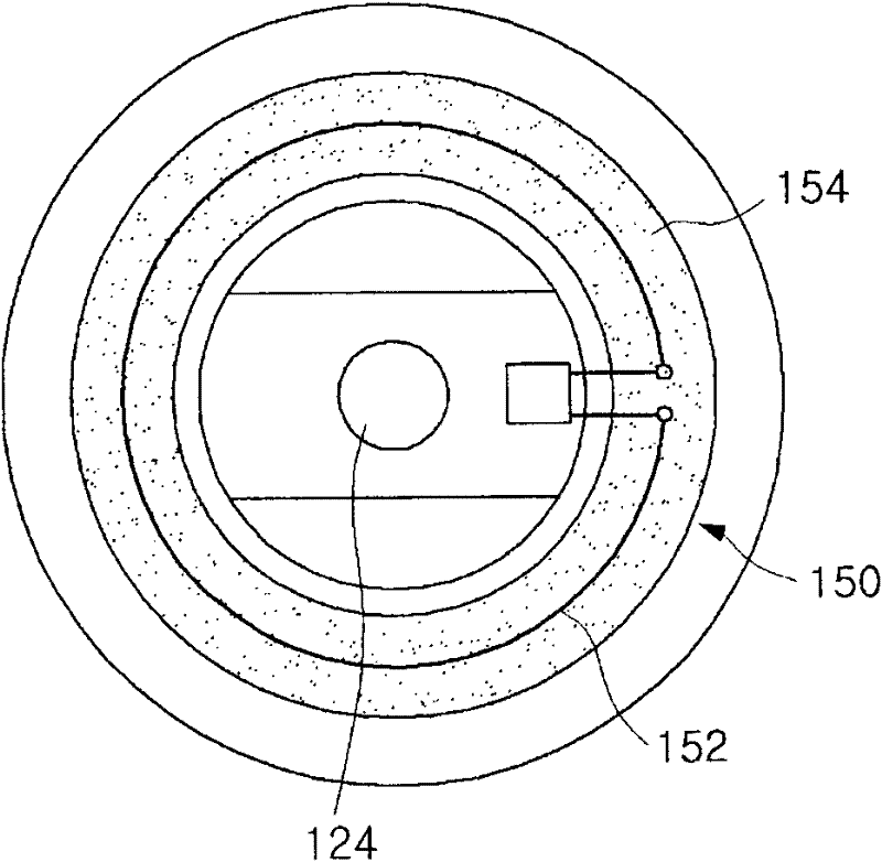 Heat- and light-radiating device for a thermotherapy apparatus