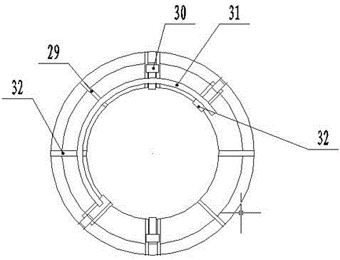 Ring type safe plier connecting rod pulling mechanism