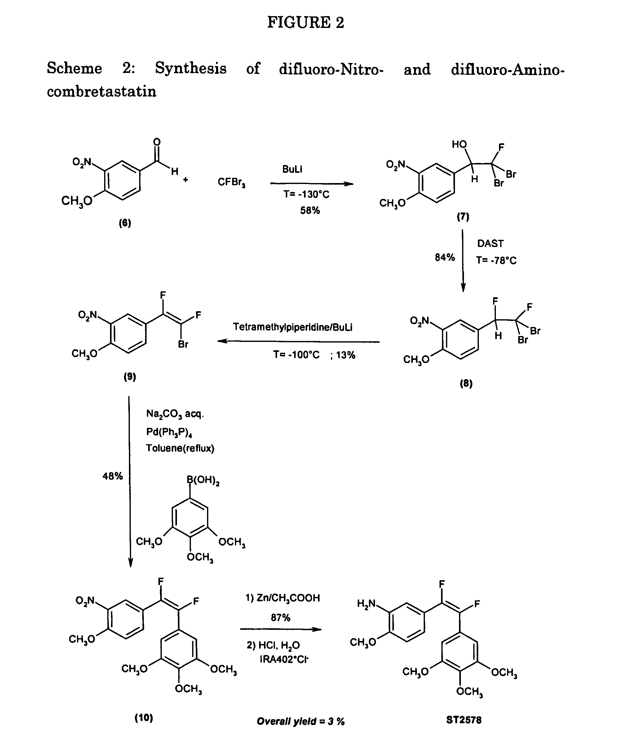 Fluorocombretastatin and derivatives thereof