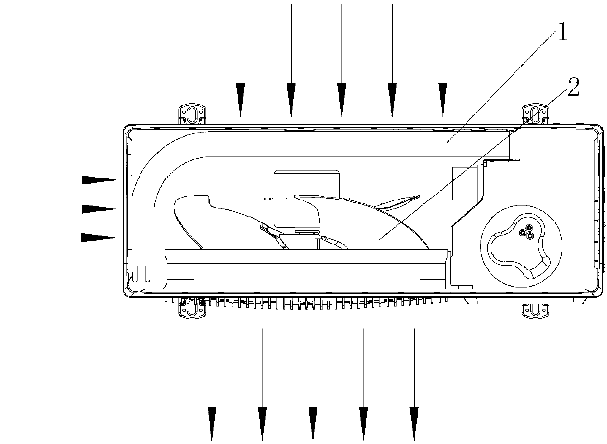 Outdoor unit and air conditioning system provided with same