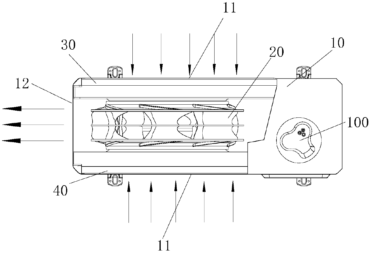 Outdoor unit and air conditioning system provided with same