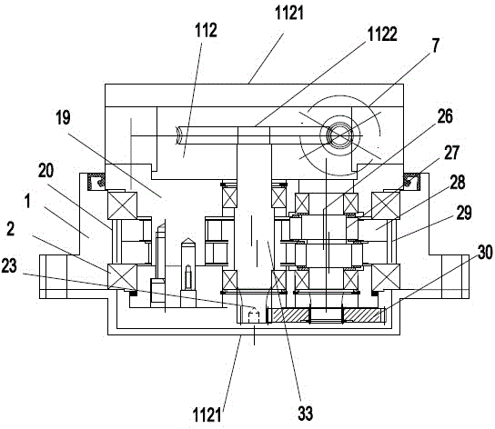 Locating transmission mechanism