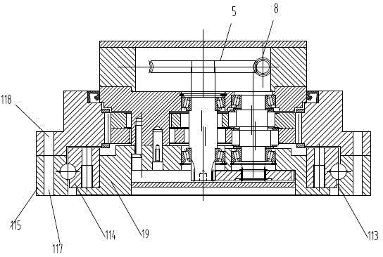 Locating transmission mechanism