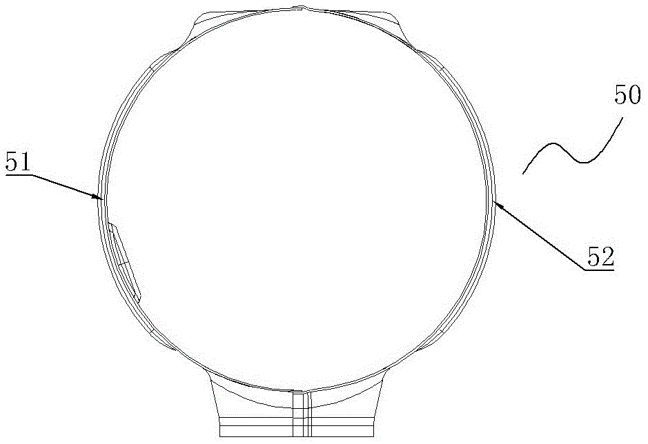 Forming mold for automobile exhaust system heat shield