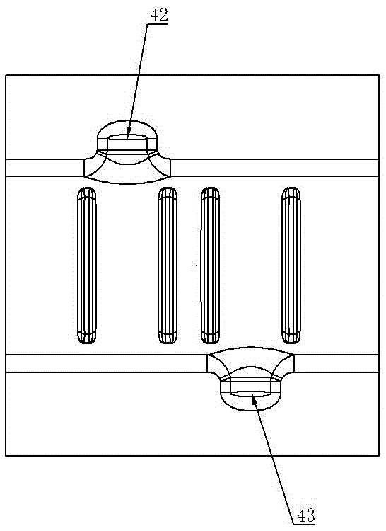 Forming mold for automobile exhaust system heat shield