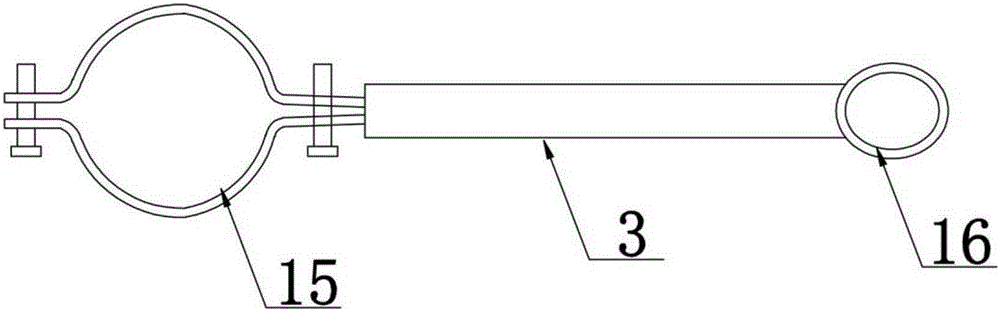 Lifting device of pole-mounted circuit breaker