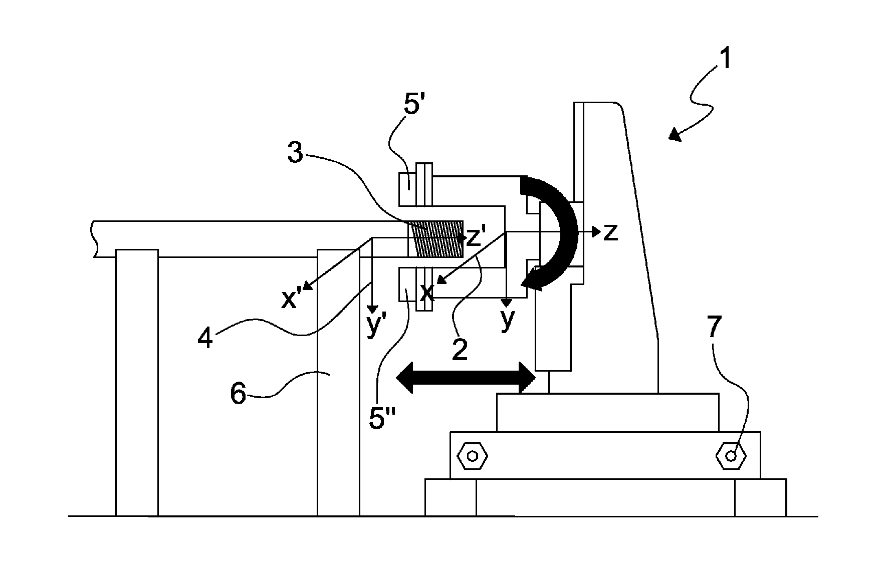 Measurement method and device for thread parameters