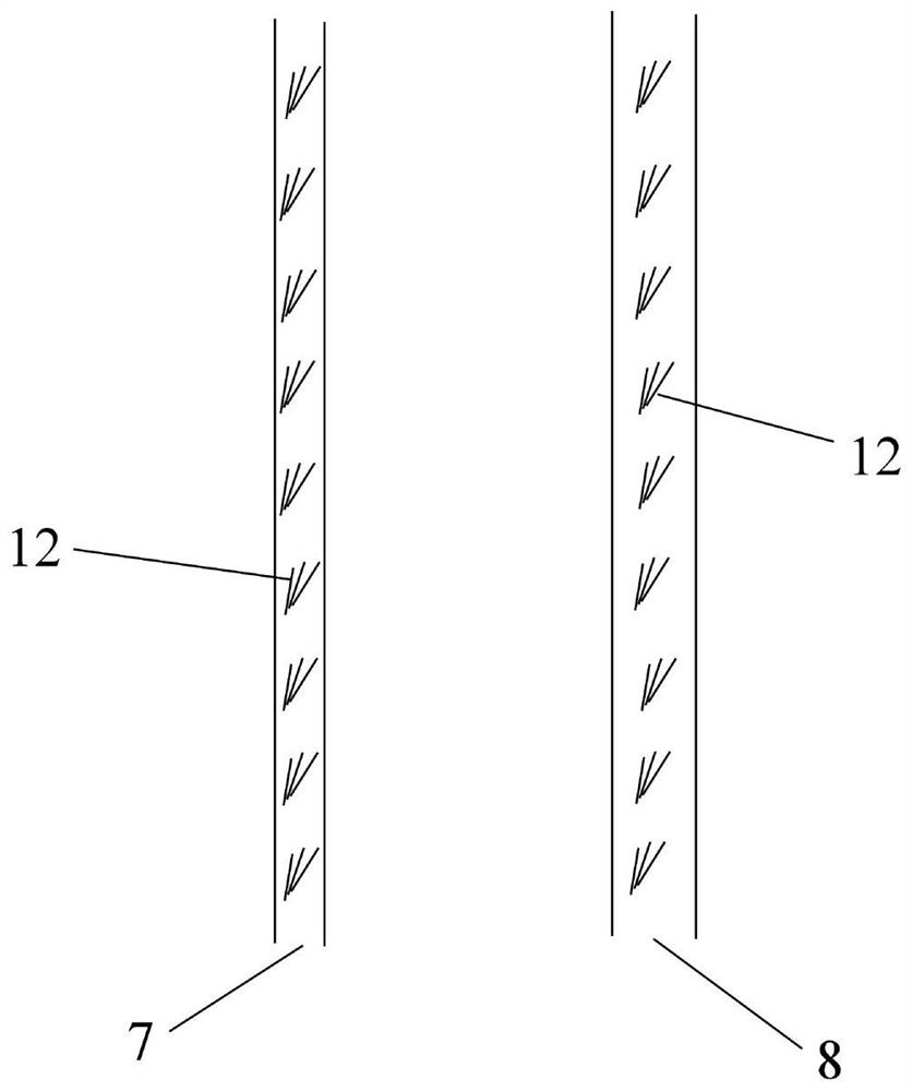 Construction method of three-dimensional functional hedgerow in peach orchard