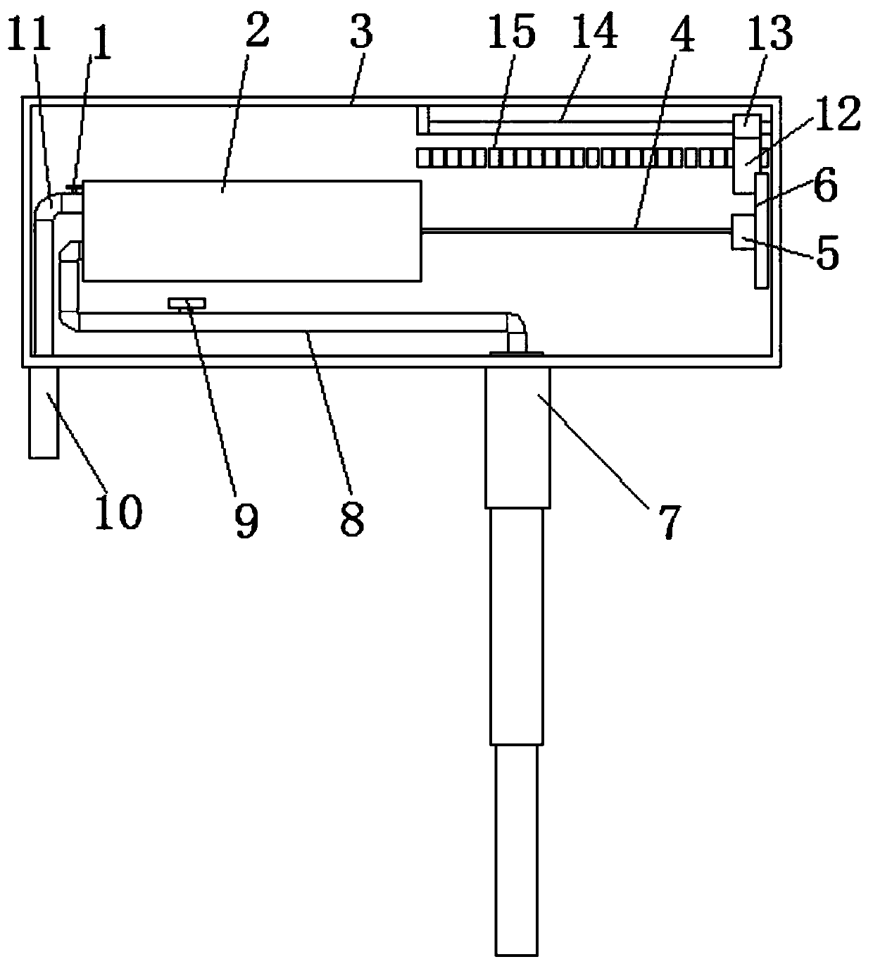 Fruit juice filling mechanism of cocktail mixing machine